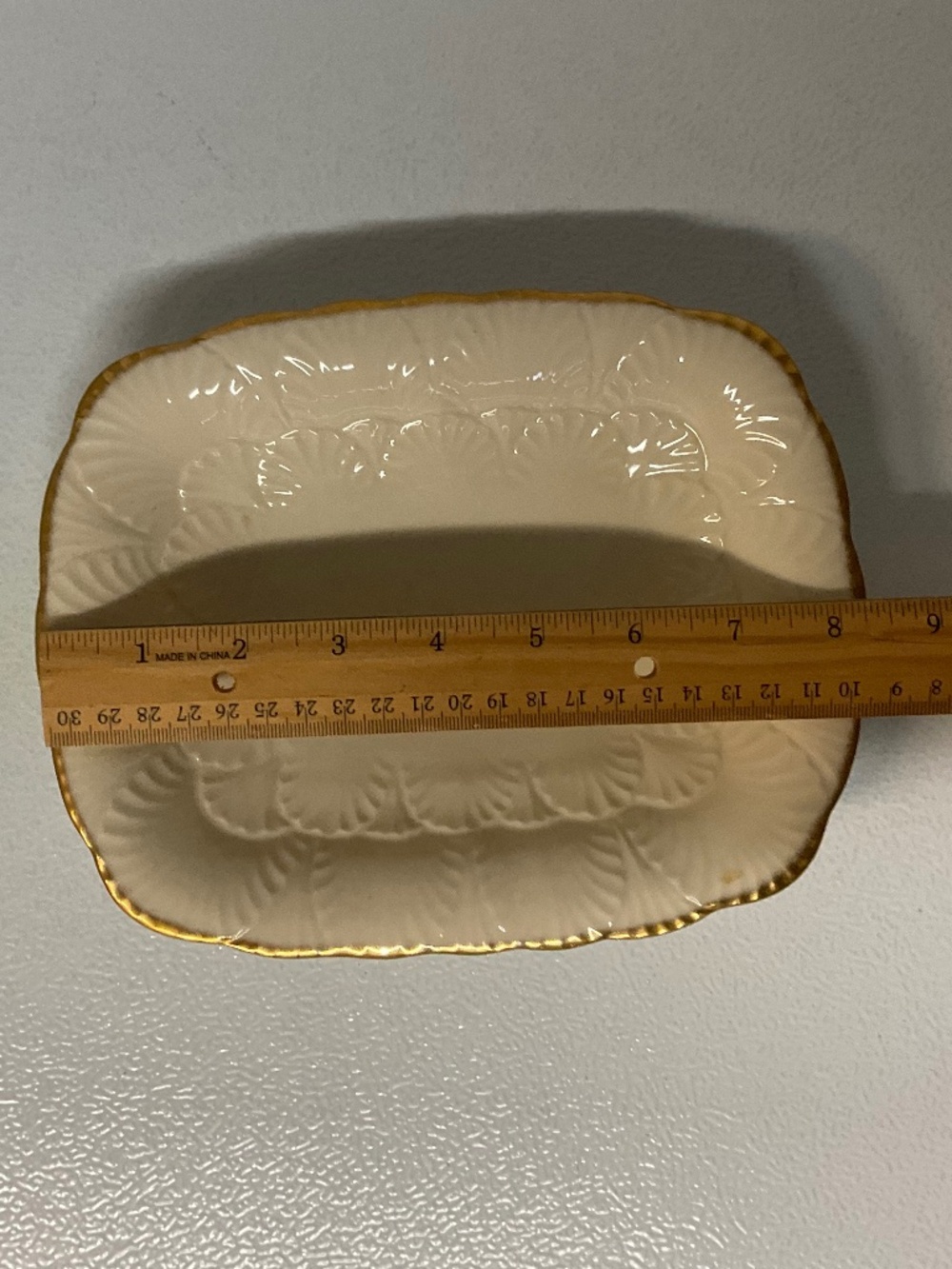 Lenox Serving Dish 24K Gold Trim Rectangle RARE - Picture 5 of 7